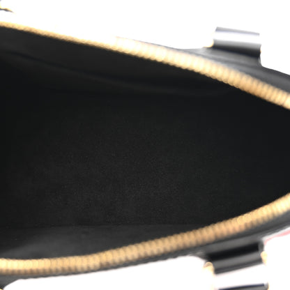 Louis Vuitton Epi Blooming Flowers Alma BB Black 5 of 9