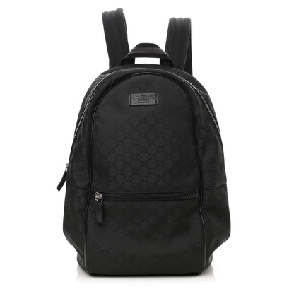 Gucci Nylon Monogram Slim Backpack Black 1 of 11