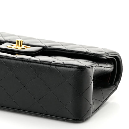 Chanel Lambskin Quilted Small Double Flap Black 10 of 10
