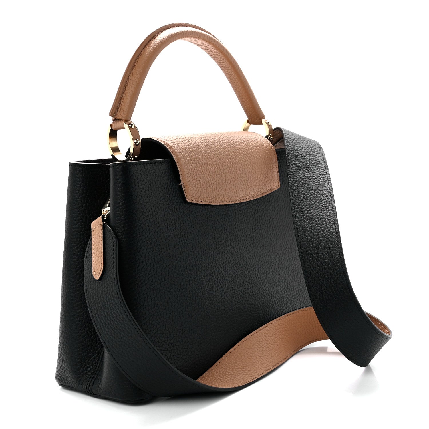 Louis Vuitton Taurillon Capucines PM Black Arizona 2 of 10
