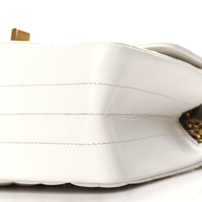 Chanel Aged Calfskin Chevron Quilted 2.55 Reissue Mini Flap White 10 of 10