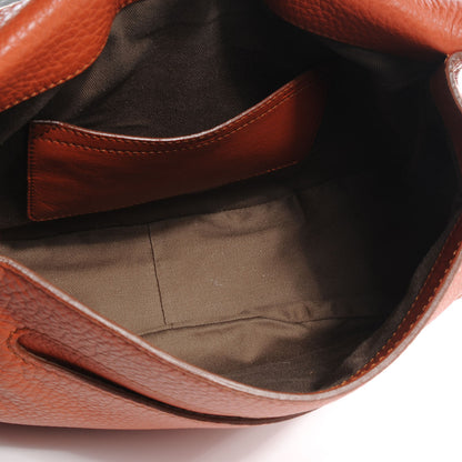 Chloe Calfskin Medium Marcie Round Crossbody Bag Whiskey 7 of 10