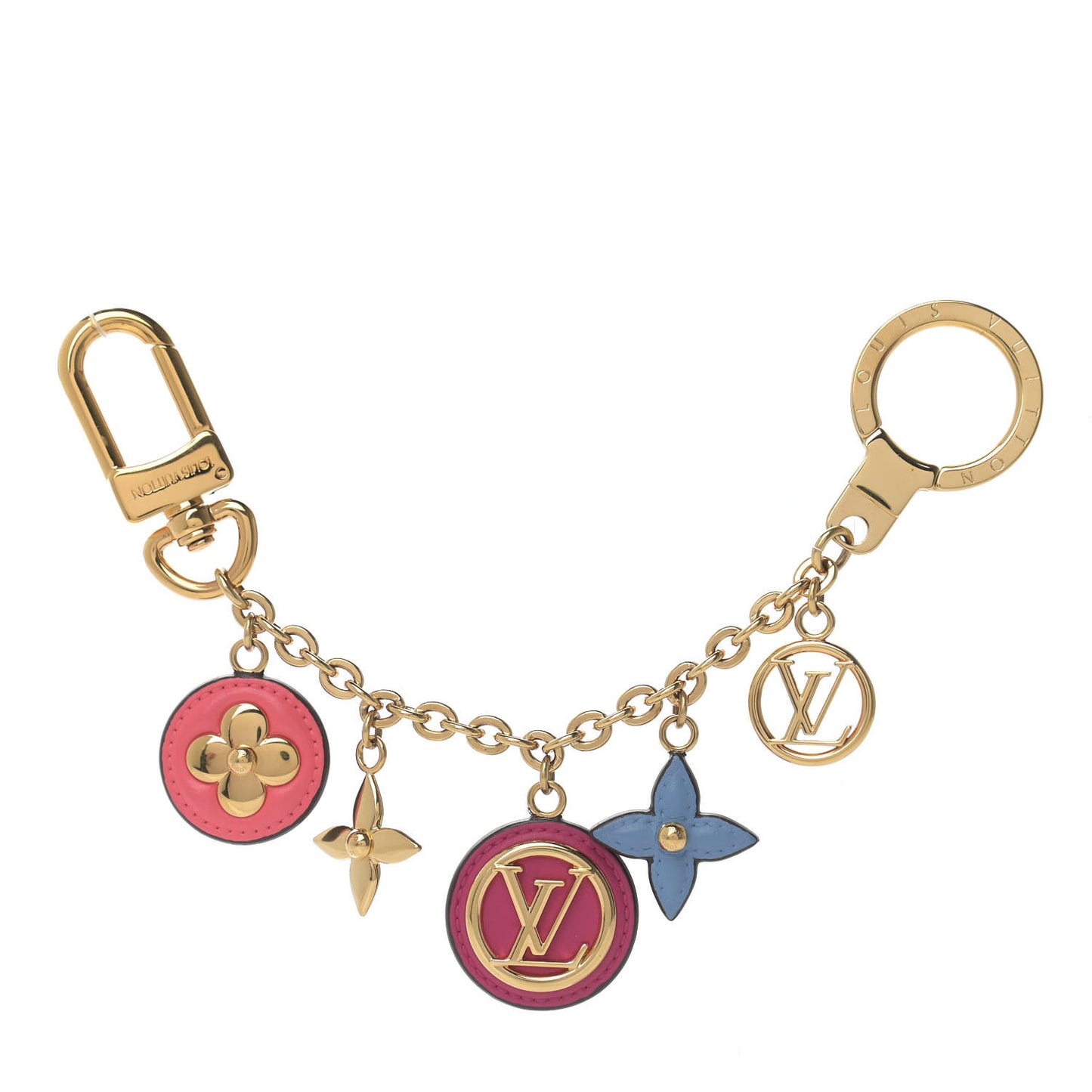 Preppy Flowers Bag Charm Chain Multicolor