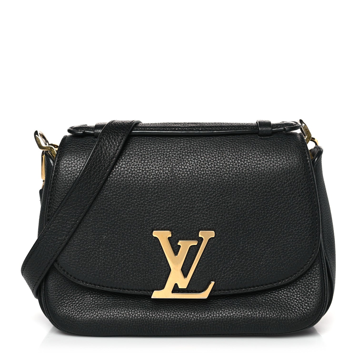 Louis Vuitton Grained Calfskin Vivienne NM Black 1 of 9