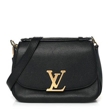 Louis Vuitton Grained Calfskin Vivienne NM Black 1 of 9
