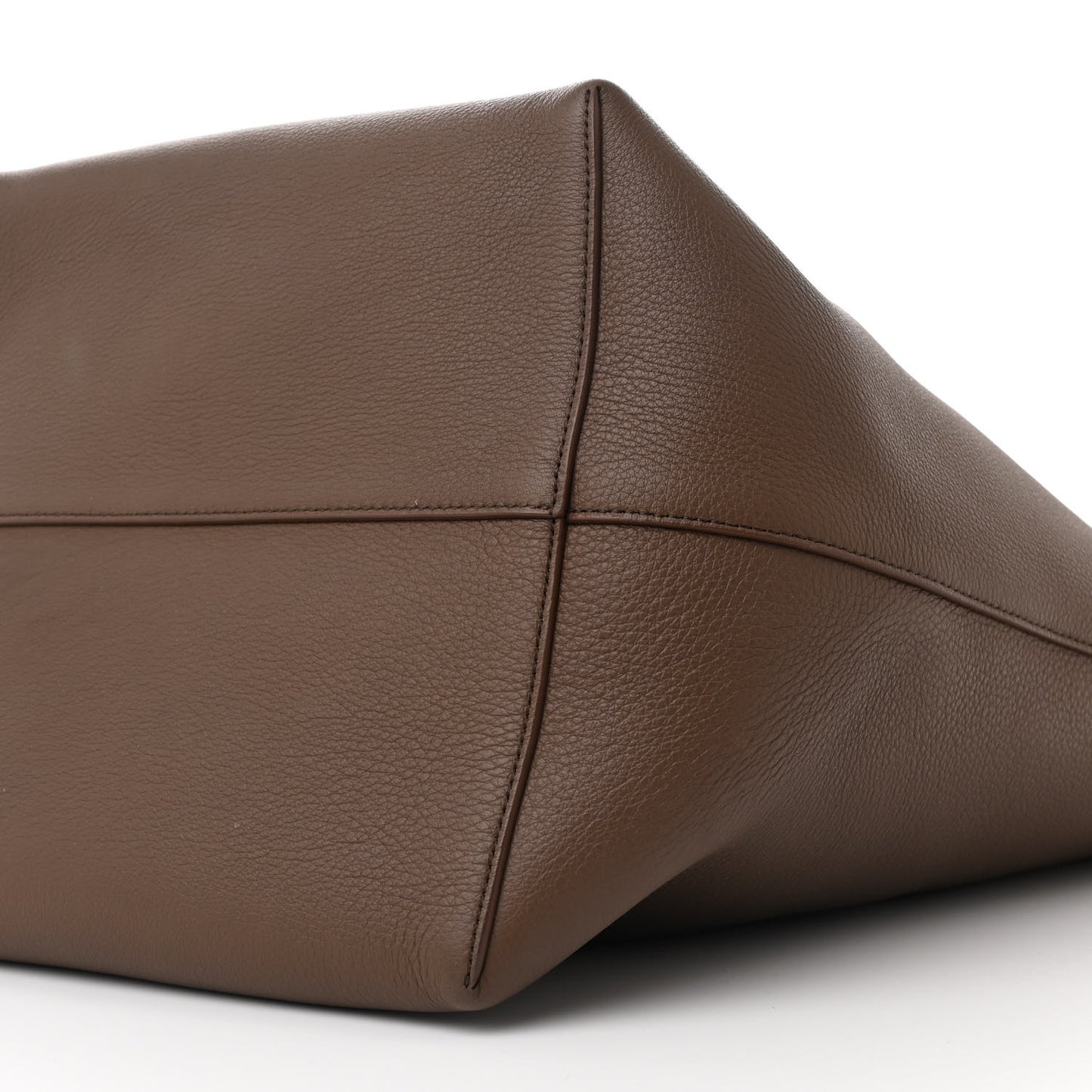 Grained Calfskin Large N/S Park Tote French Grey