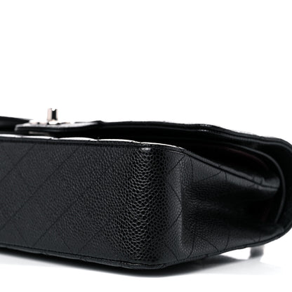 Chanel Caviar Quilted Medium Double Flap Black 8 of 10