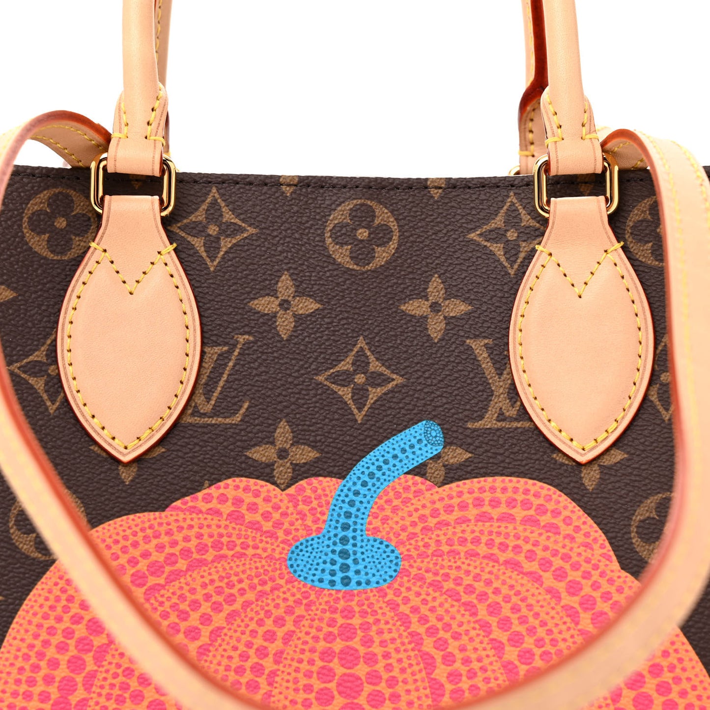 LV X YK Monogram Pumpkin Onthego MM Multicolor