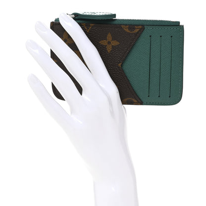 Louis Vuitton Monogram Zipped Romy Card Holder Borneo Green 2 of 7