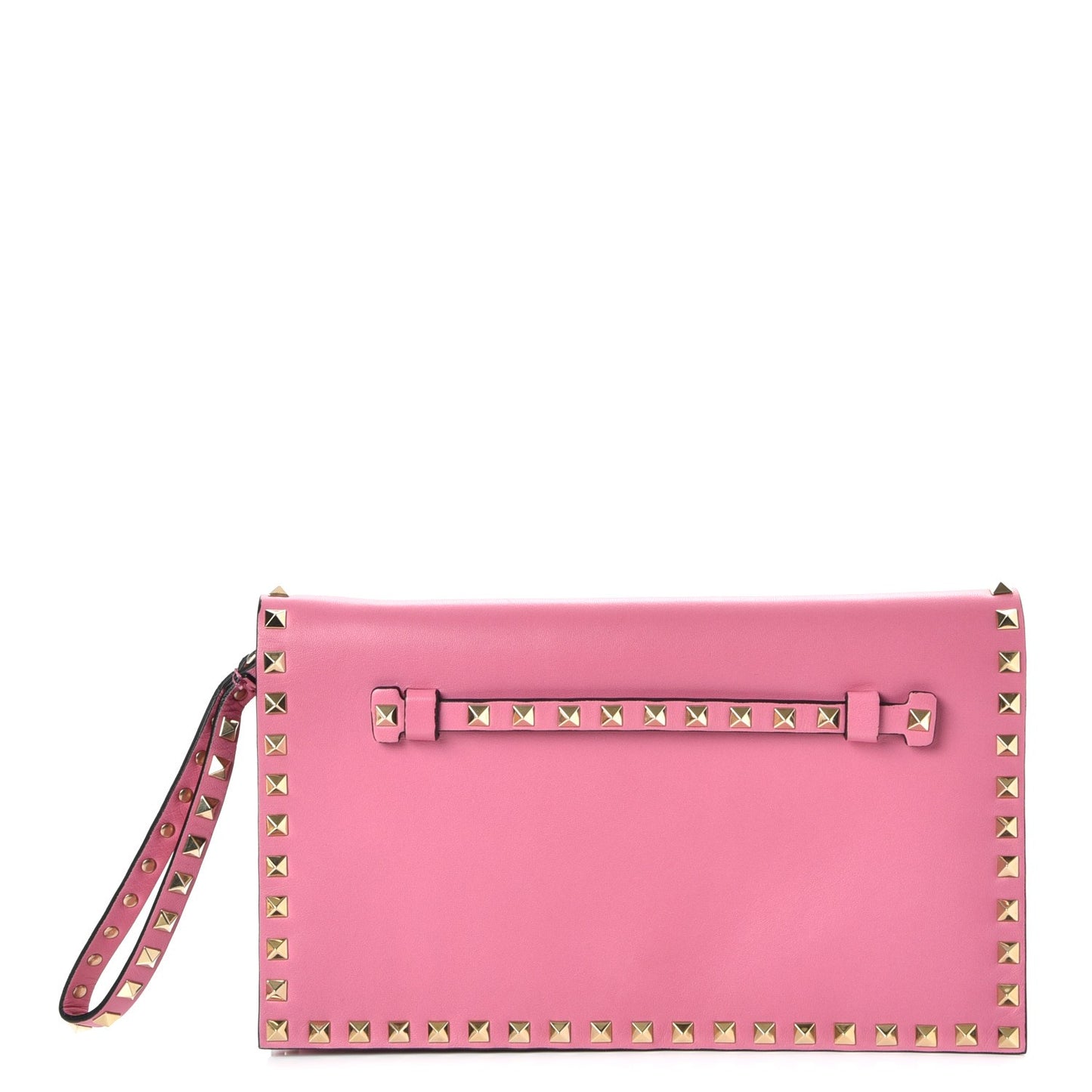 Nappa Rockstud Wristlet Clutch Ninphea