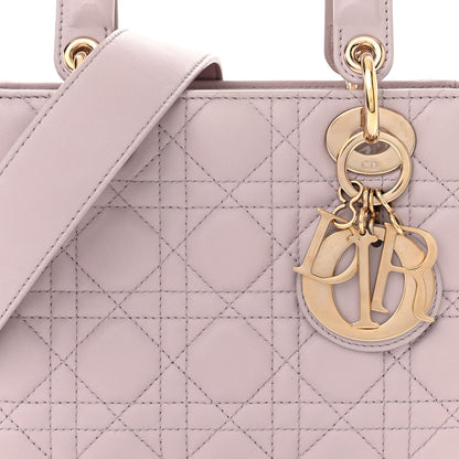 Christian Dior Lambskin Cannage Small My ABCDior Lady Dior Light Pink 7 of 17