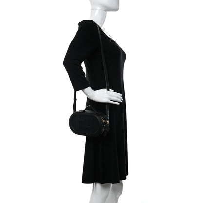 Fendi Vitello Grace Matte Mini O'Lock Camera Case Black 2 of 10