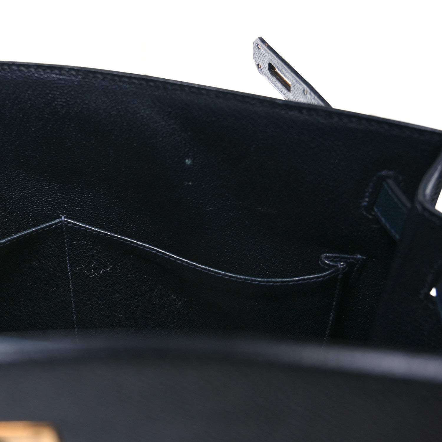 Hermes Courchevel Kelly Sellier 32 Bleu Indigo 11 of 14