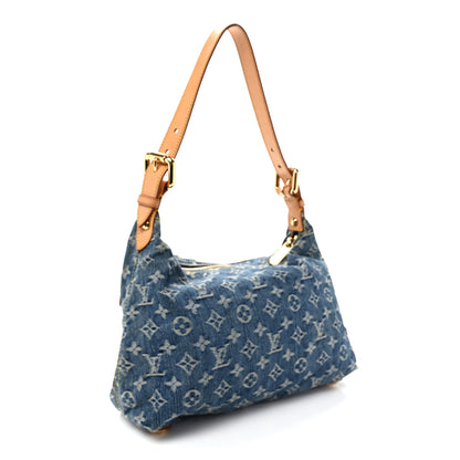 Louis Vuitton Monogram Denim Baggy PM Blue 3 of 9