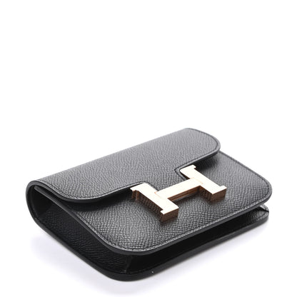 Hermes Epsom Constance Slim Wallet Black 4 of 9