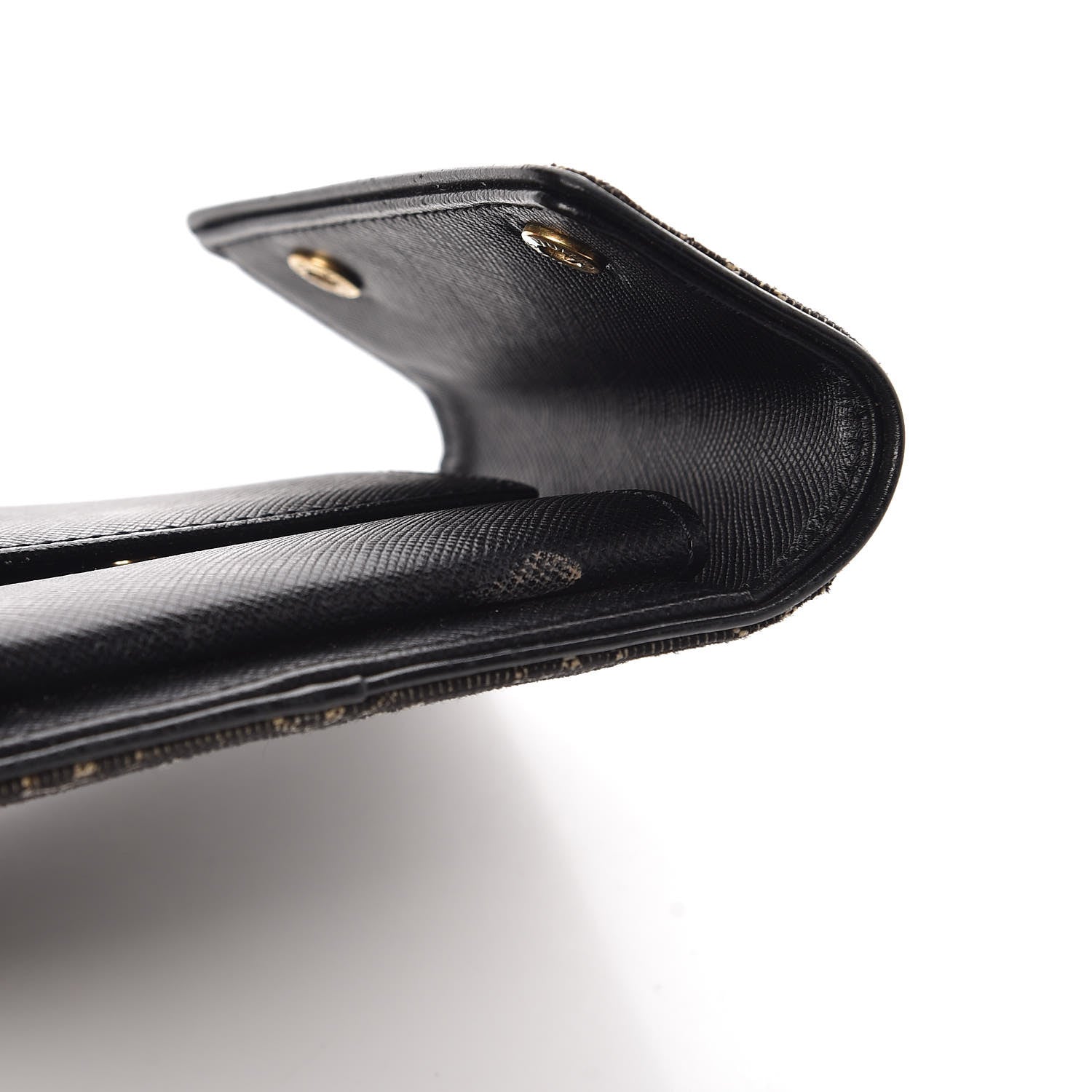Louis Vuitton Mini Monogram Compact Wallet Black 9 of 9