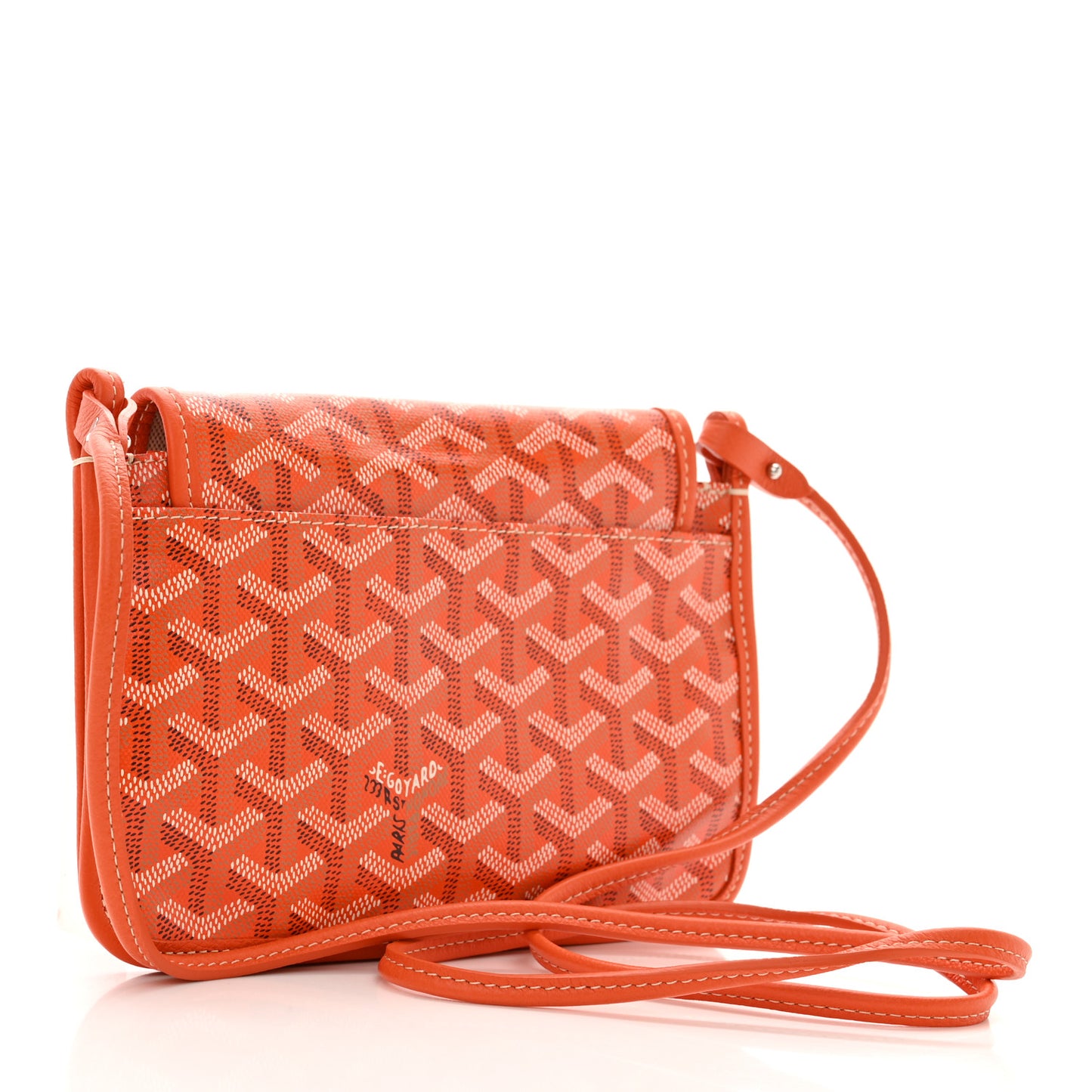 Goyardine Plumet Wallet Clutch Orange