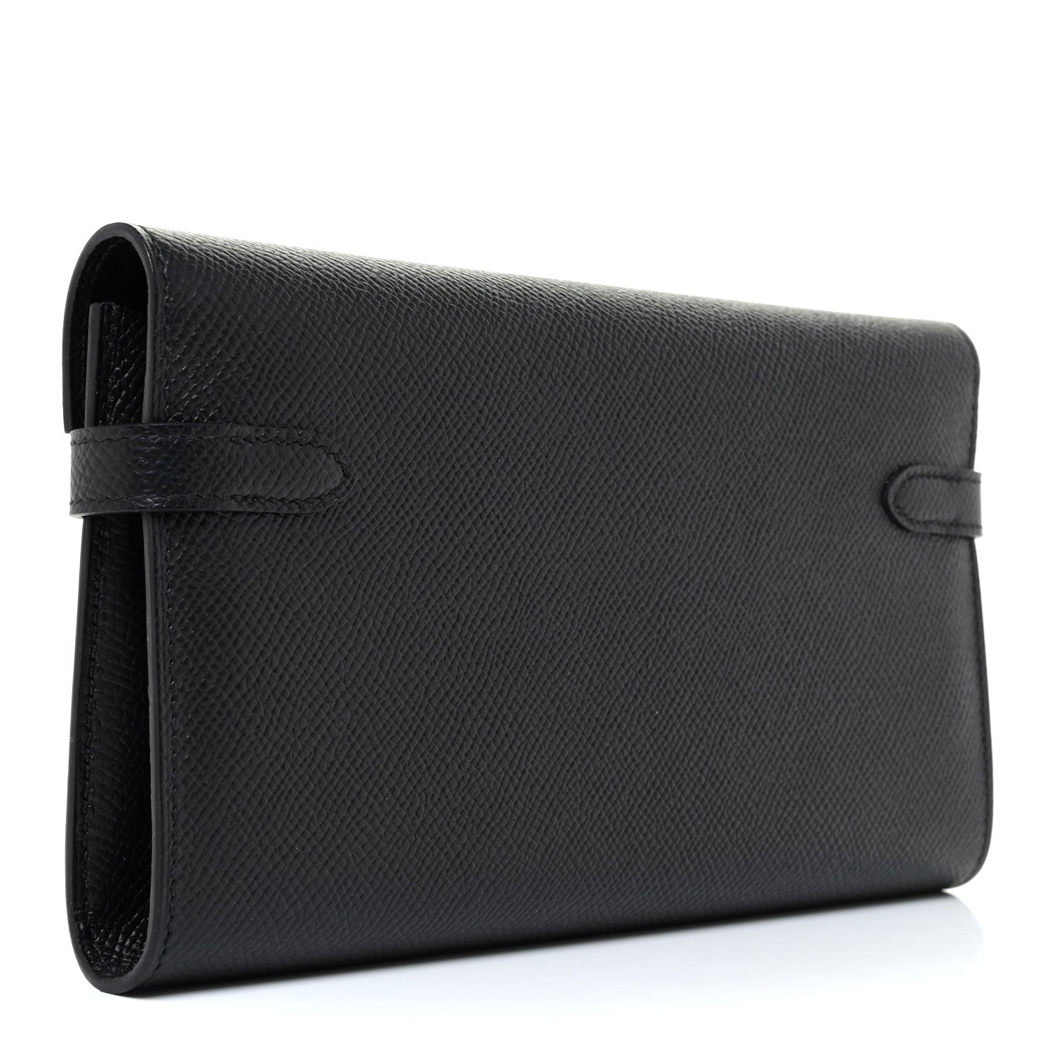 Hermes Epsom Kelly Longue Wallet Black 2 of 11