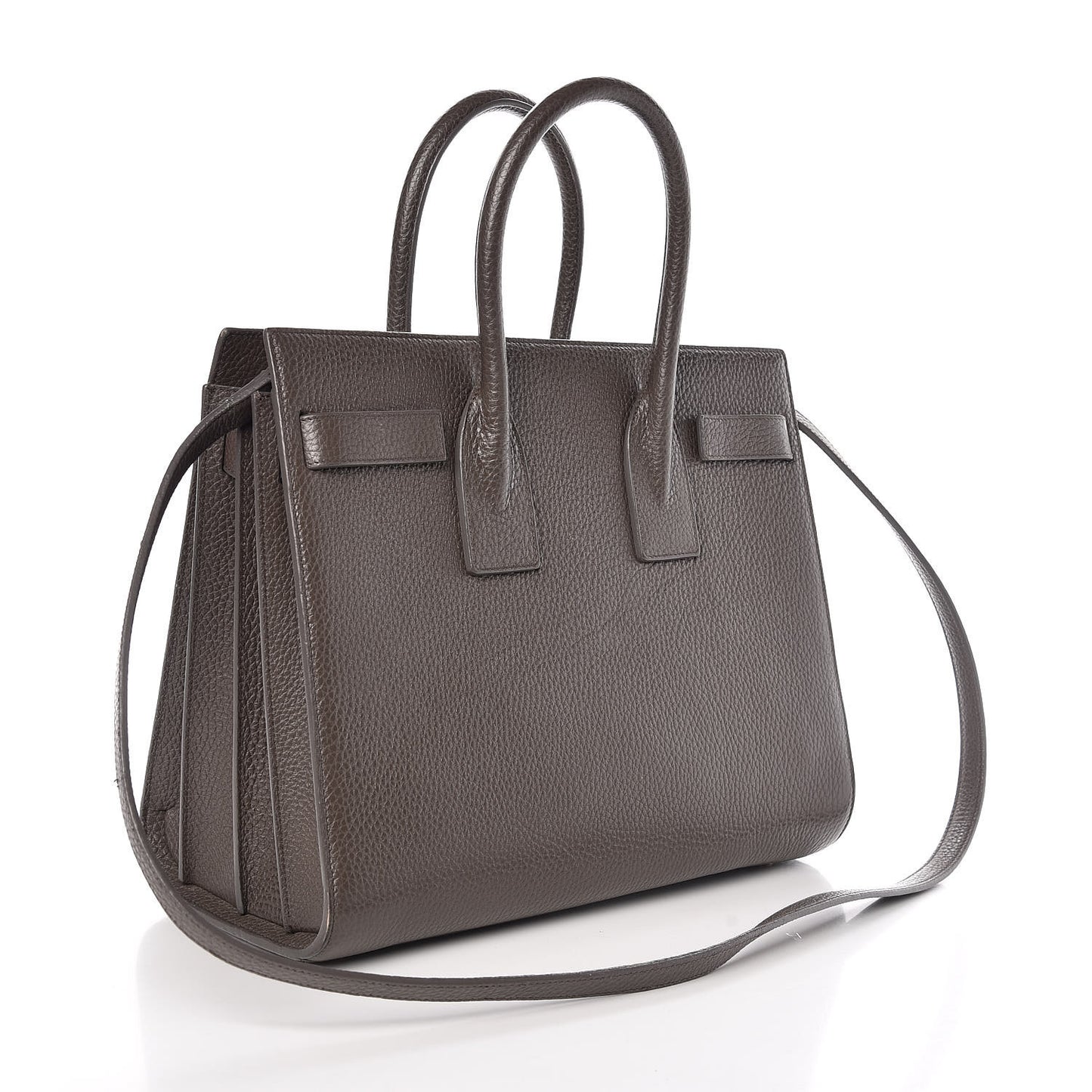 Grained Calfskin Small Sac De Jour Dark Anthracite