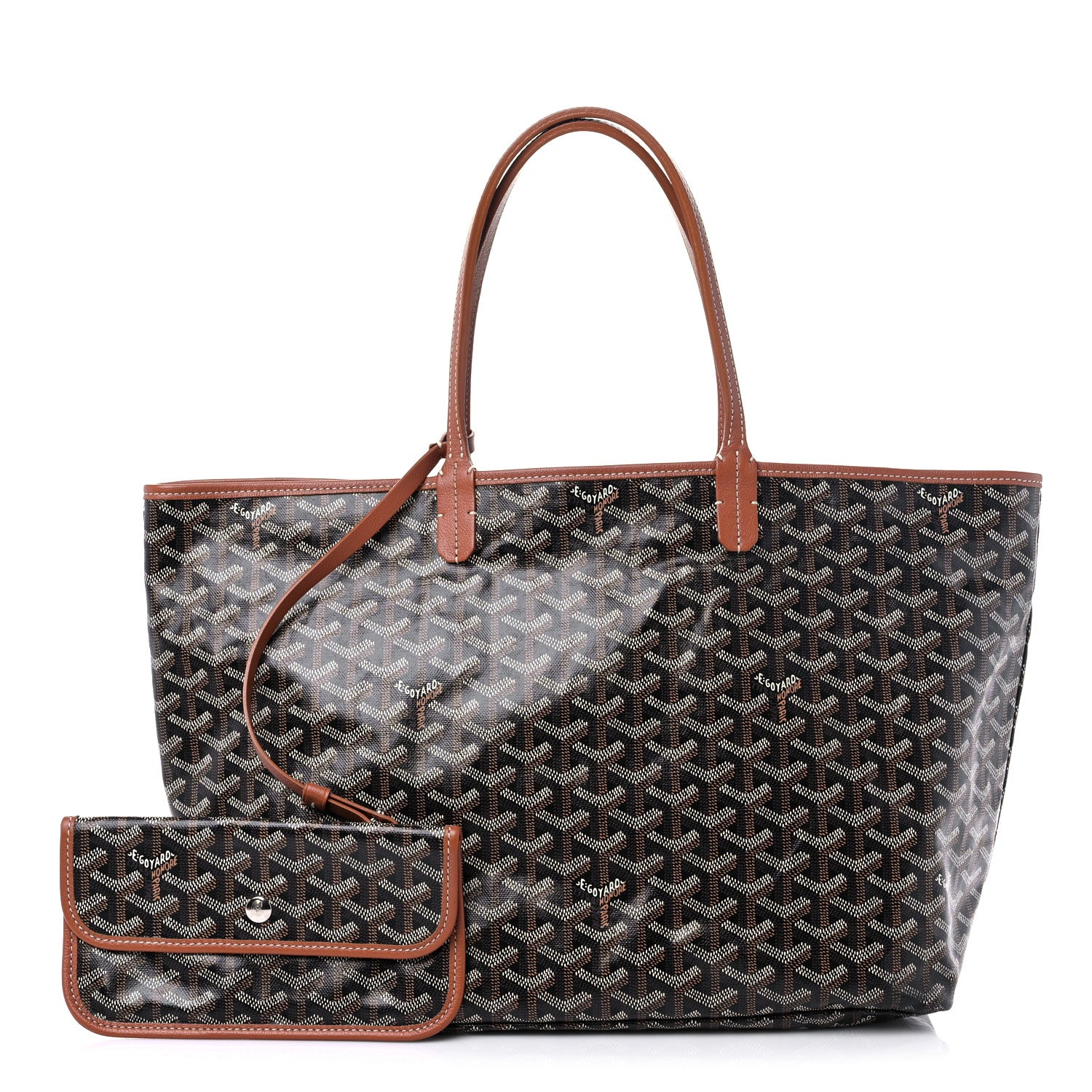 Goyard Goyardine Saint Louis PM Black Gold 1 of 11