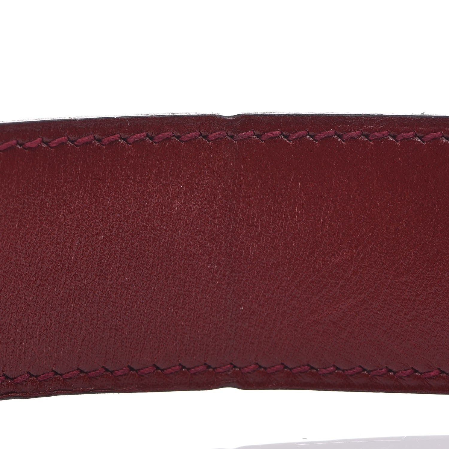 Hermes Togo Box 32mm H Belt 85 Black Rouge H 11 of 18