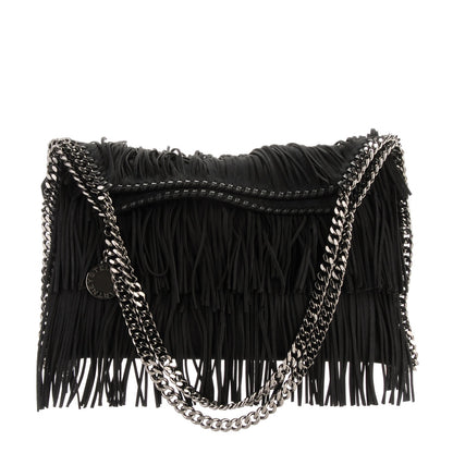 Stella McCartney Eco Suede Fringe Small Falabella Tote Black 1 of 8