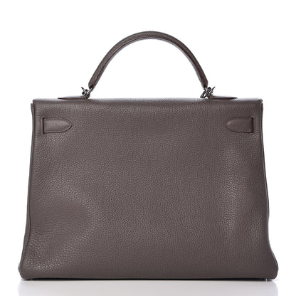 Hermes Togo Kelly Retourne 40 Etain 4 of 42