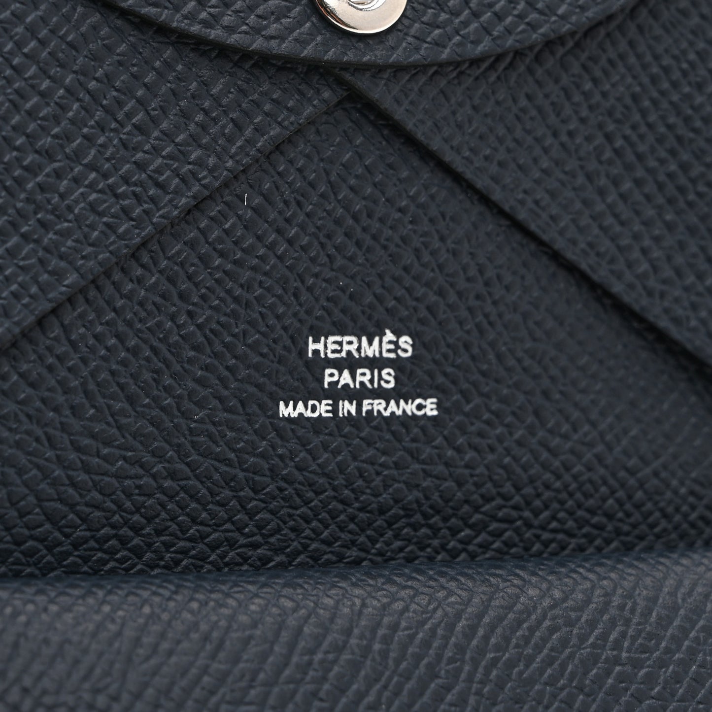 Epsom Verso Calvi Duo Card Case Bleu Indigo