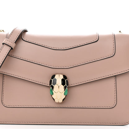 Bulgari Calfskin Serpenti Forever Crossbody Bag Beige 7 of 11