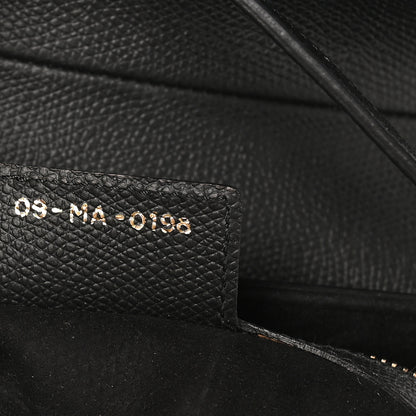 Christian Dior Grained Calfskin Saddle Bag Black 7 of 11