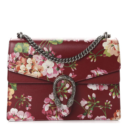 Gucci Calfskin Blooms Print Medium Dionysus Shoulder Bag Romantic Cherry Multicolor 1 of 10