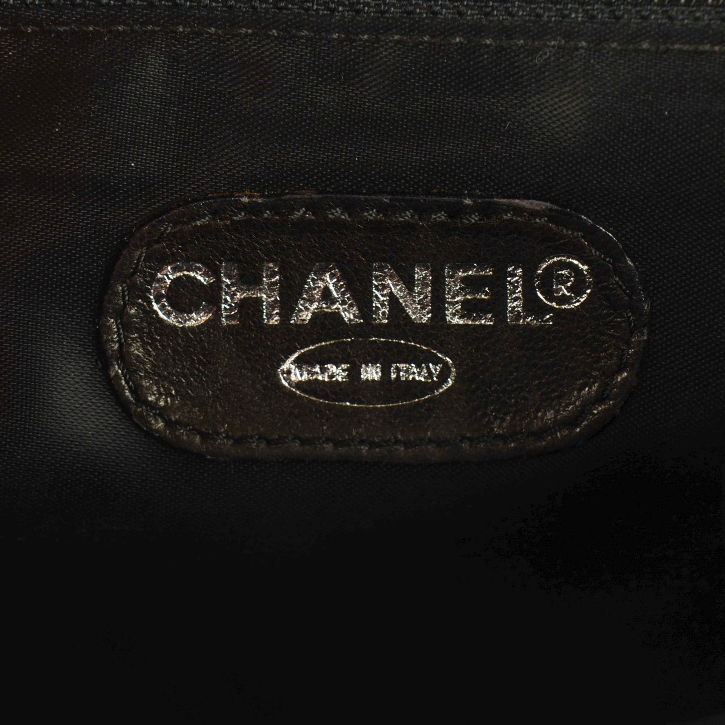 Patent Shoulder Bag Black