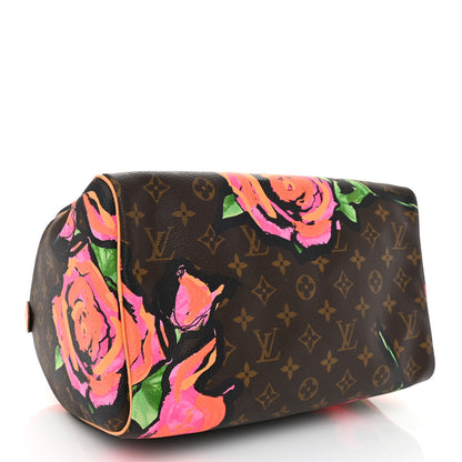 Louis Vuitton Monogram Roses Speedy 30 4 of 8