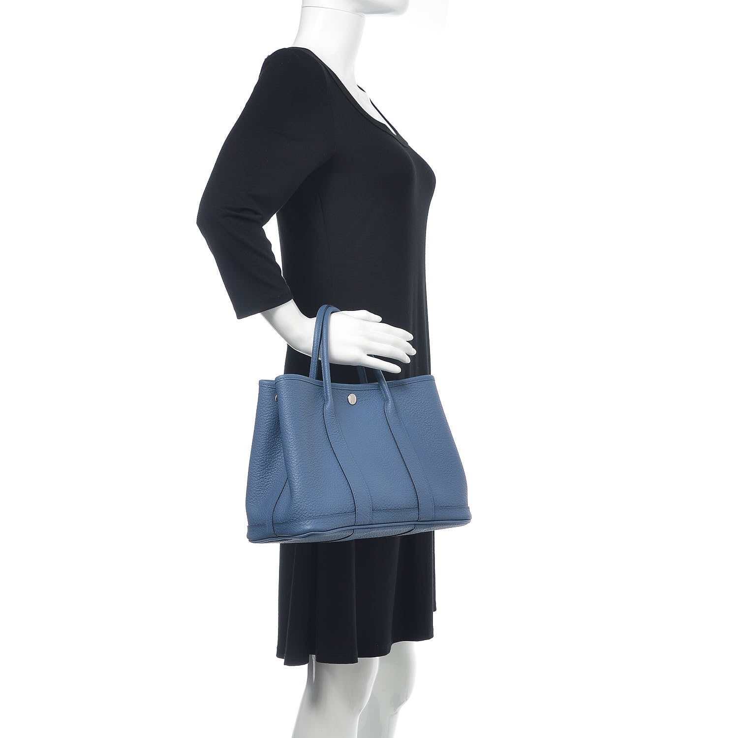Hermes Vache Country Garden Party TPM 30 Bleu Agate 2 of 9