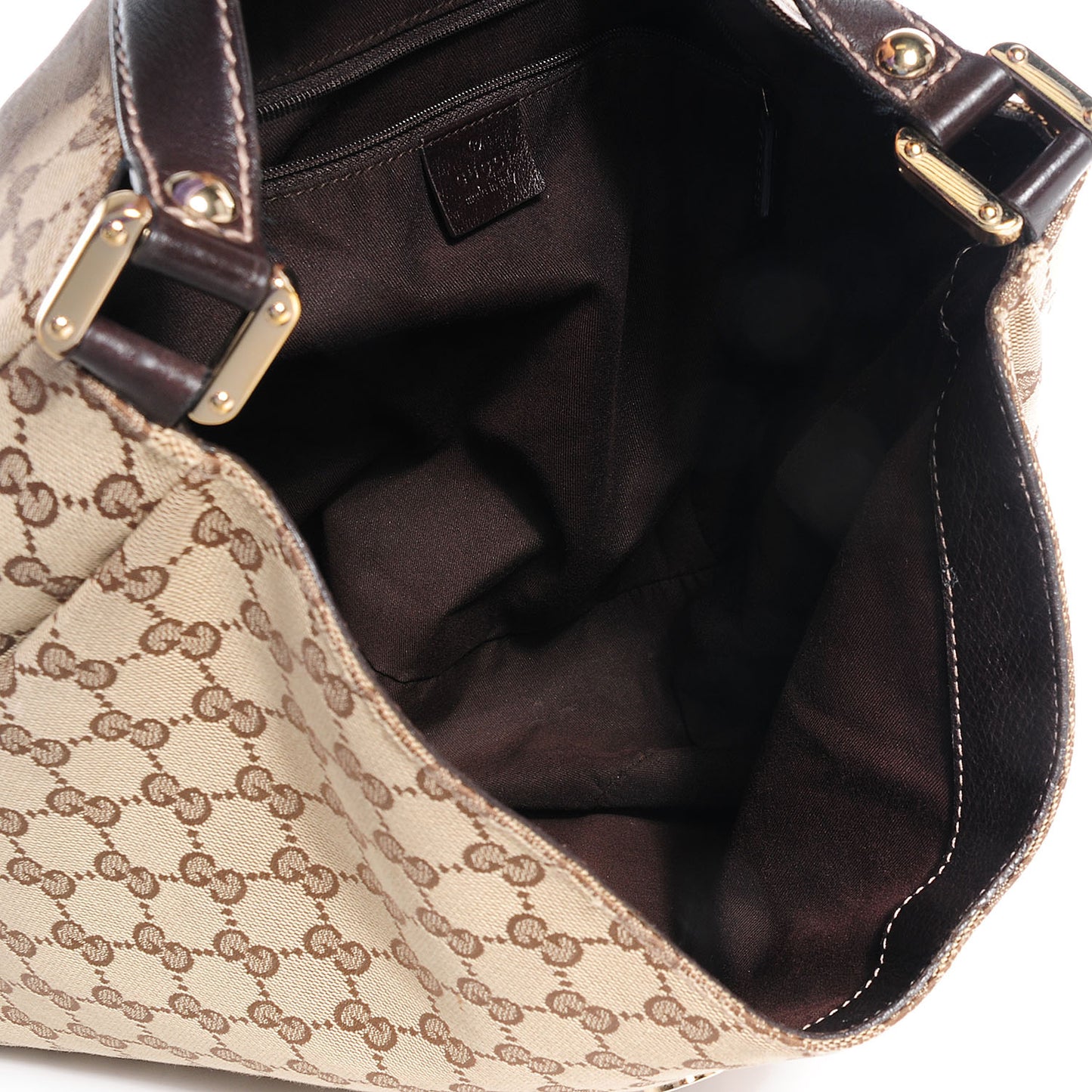 Monogram New Ladies Web Large Hobo Brown