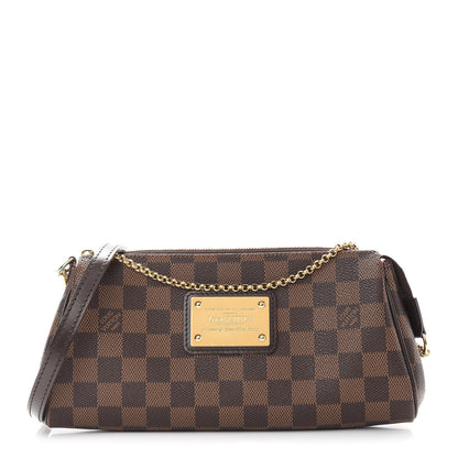 Louis Vuitton Damier Ebene Eva Clutch 1 of 8