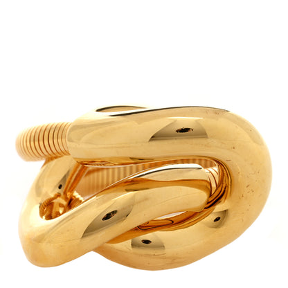 Saint Laurent Brass Maillon Bracelet M Gold 1 of 5