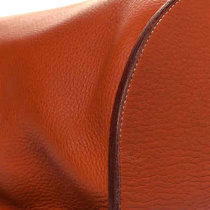 Hermes Taurillon Clemence Sherpa Backpack Gold 12 of 19