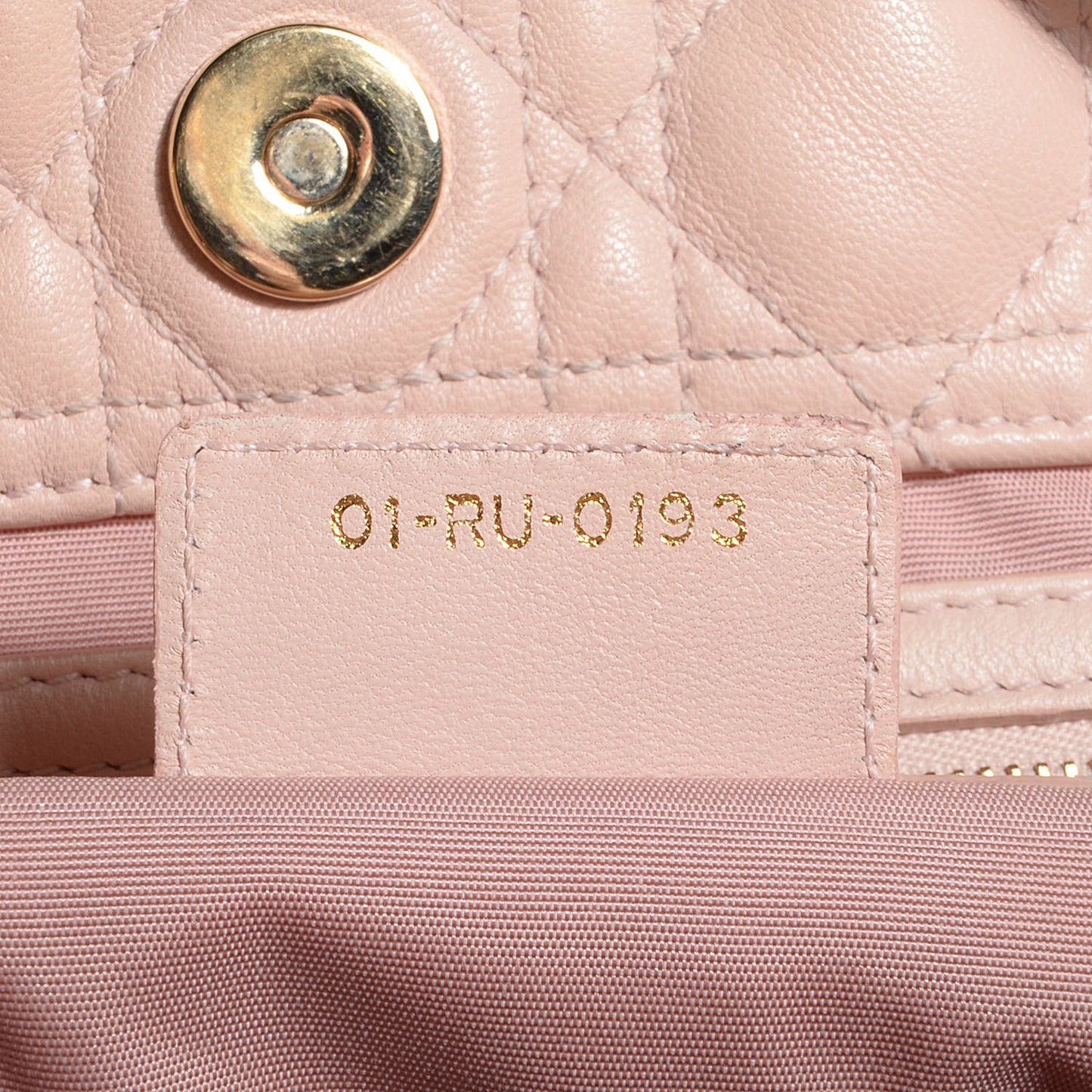 Lambskin Cannage Large Dior Soft Shopping Tote Light Pink
