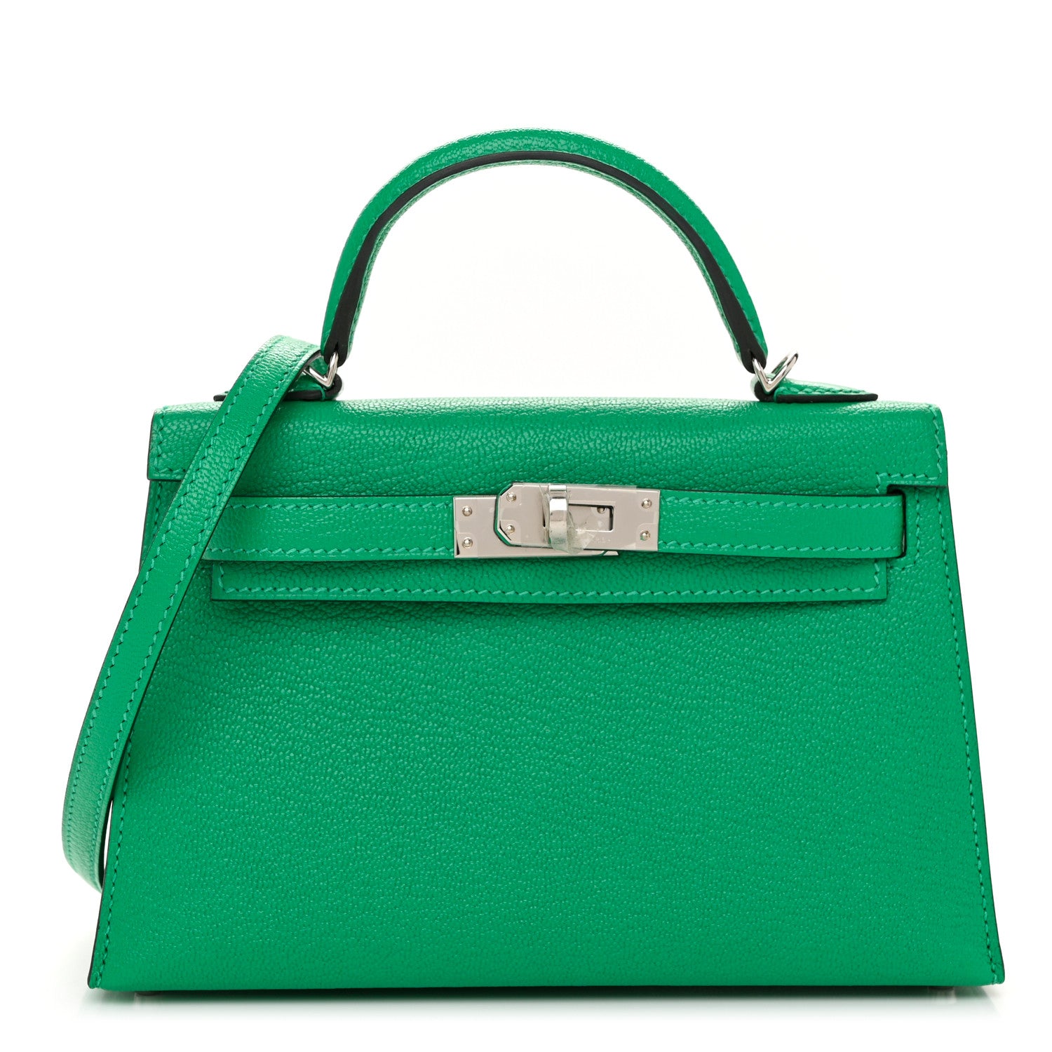 Hermes Chevre Mysore Mini Kelly Sellier 20 Menthe 1 of 13