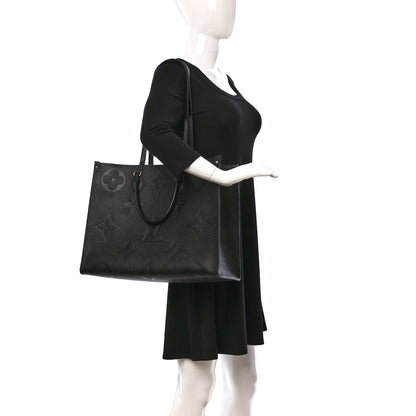 Louis Vuitton Empreinte Monogram Giant Onthego GM Black 2 of 9