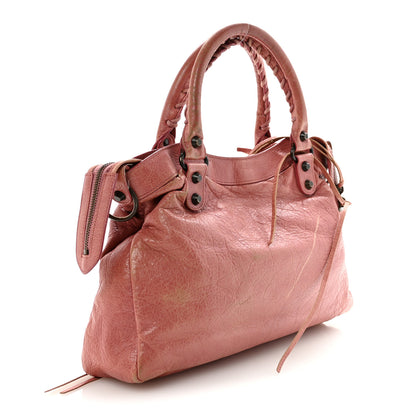 Balenciaga Agneau Classic Hardware Town Rose Bruyere 4 of 11