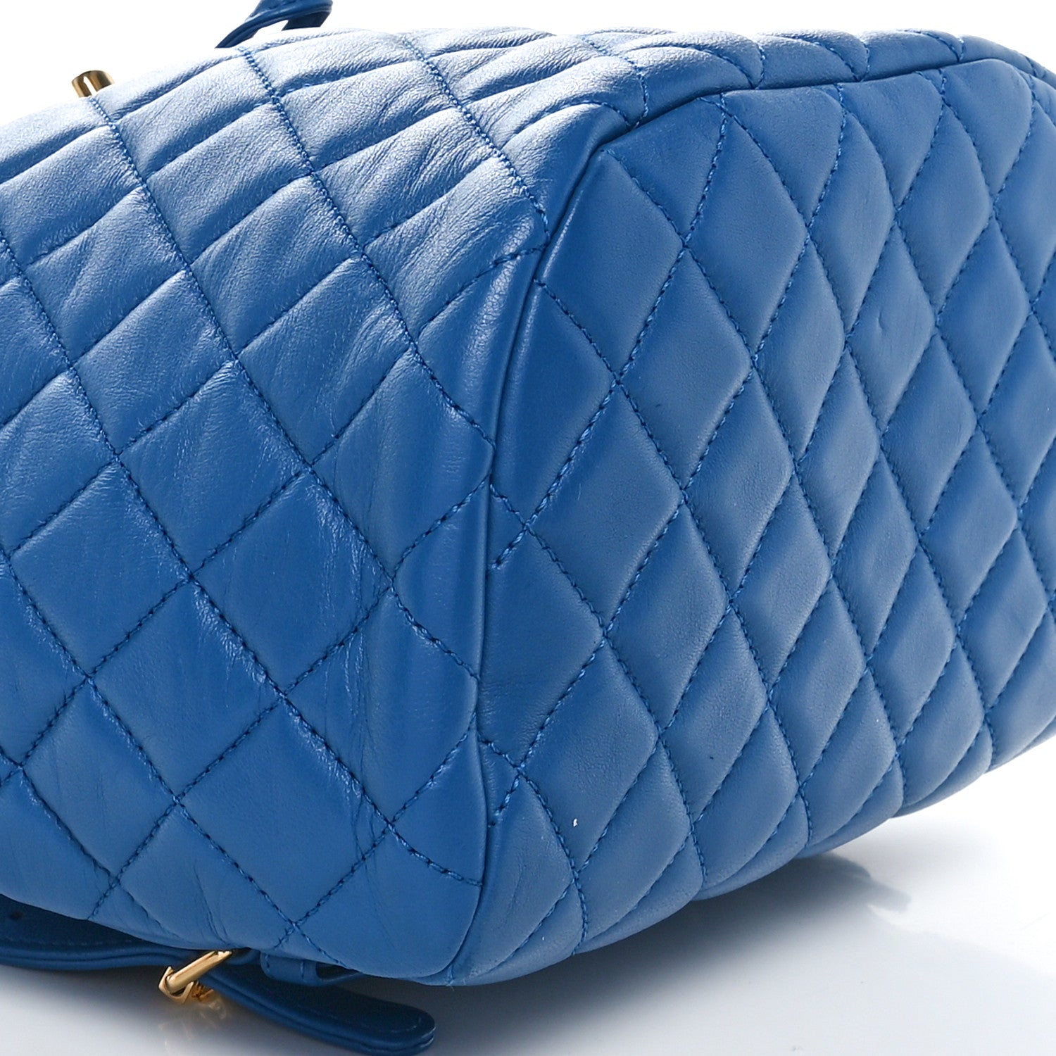 Chanel Lambskin Quilted Small Urban Spirit Backpack Blue 9 of 10