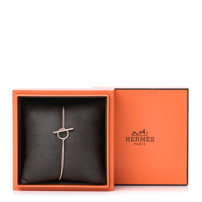Hermes 18K Rose Gold Small Echappee Bracelet SH 5 of 5