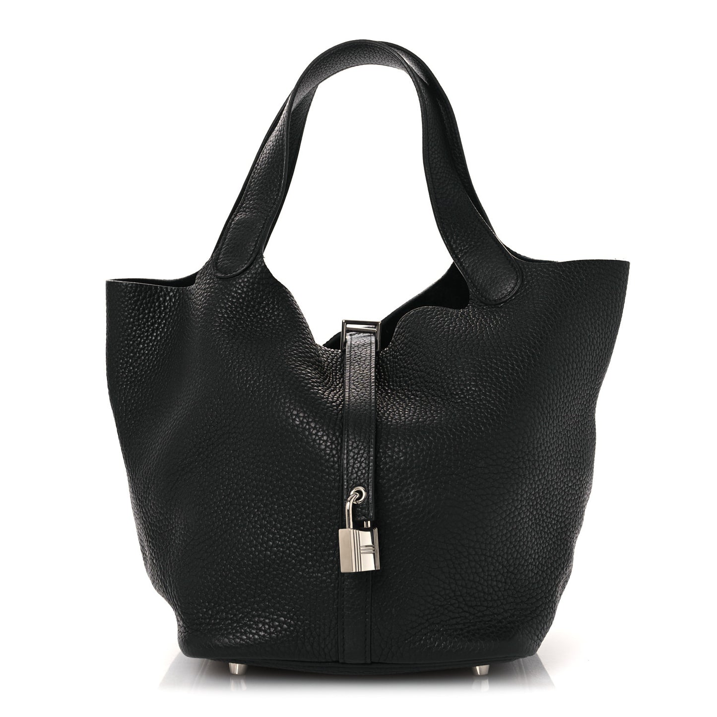 Taurillon Clemence Picotin Lock 22 MM Black
