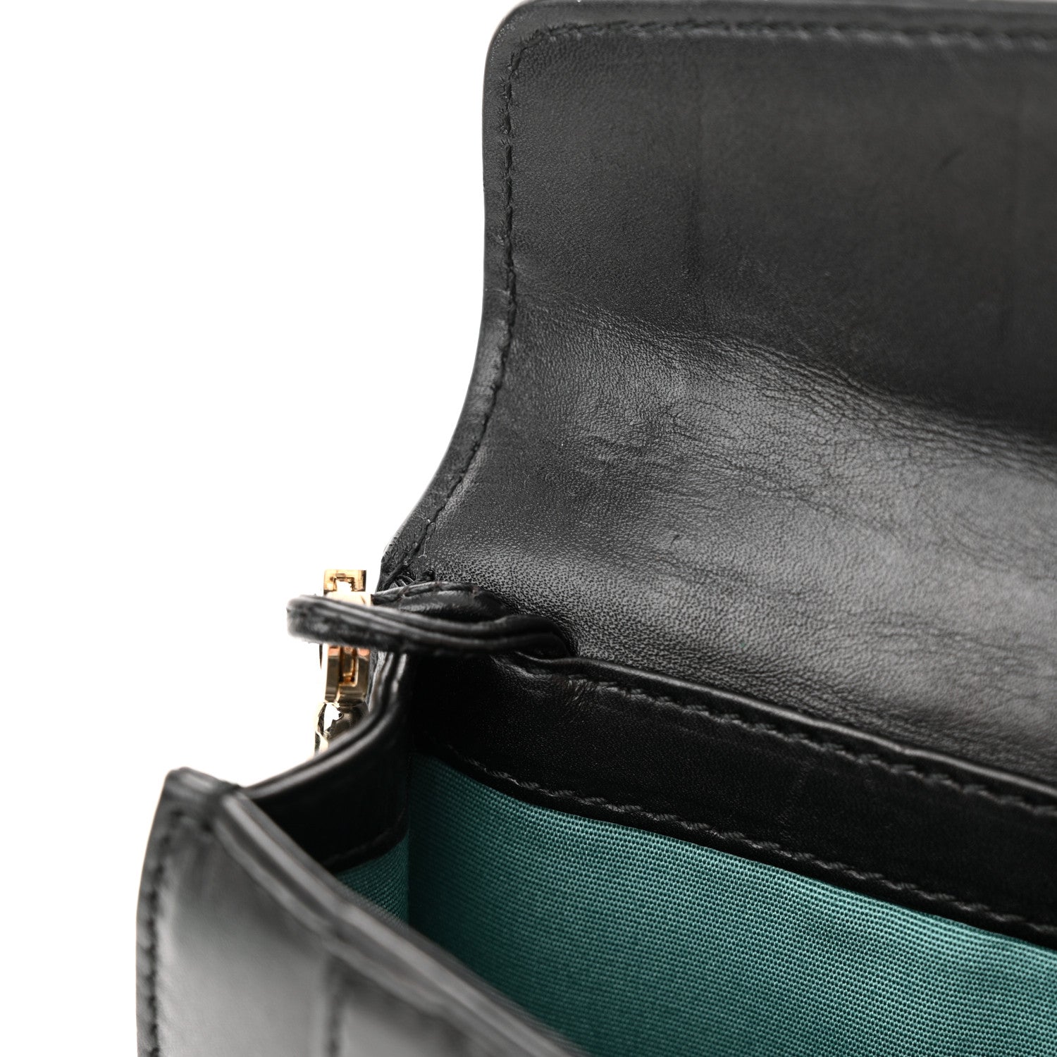 Bulgari Calfskin Serpenti Forever Shoulder Bag Black 12 of 13
