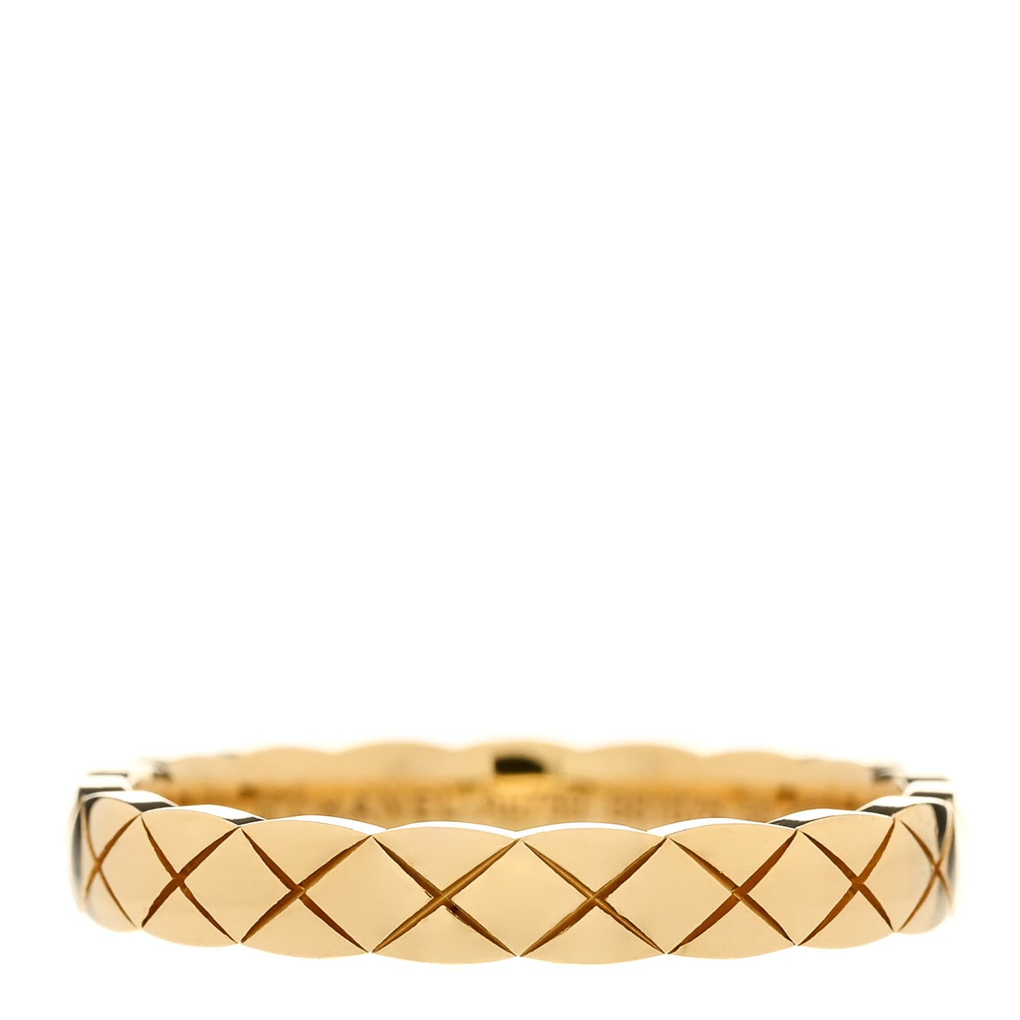 18K Yellow Gold Mini Coco Crush Ring 56 7.5
