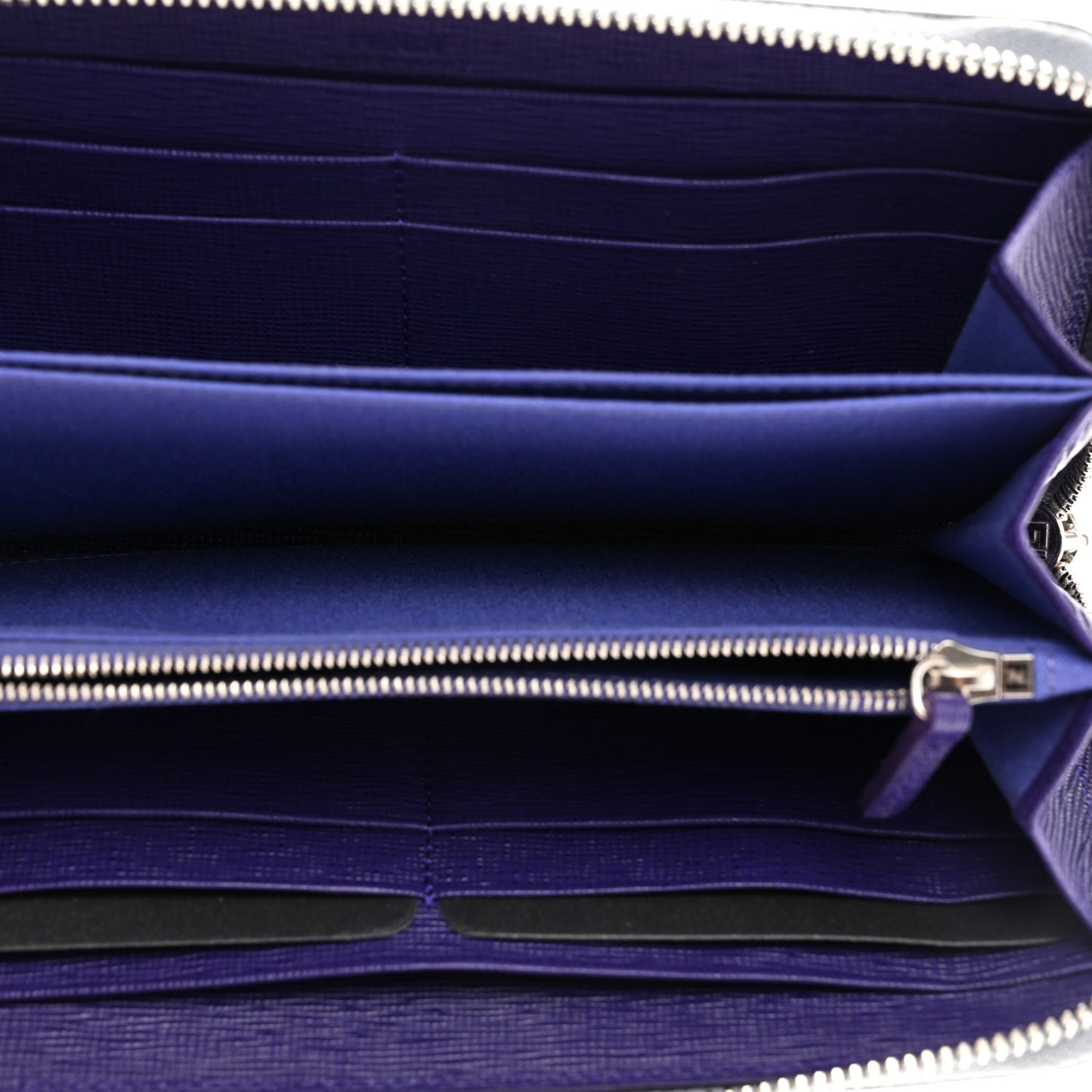 Vitello Elite Studded Hypnoteyes Zip Around Wallet Polvere Multicolor