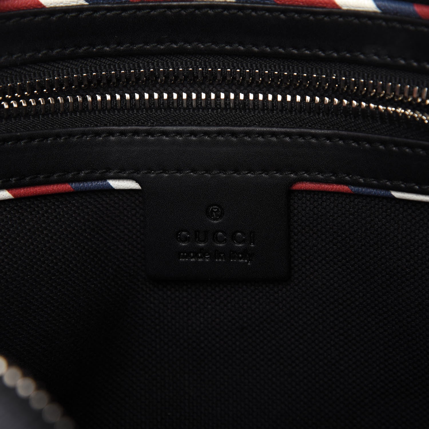 Gucci GG Supreme Monogram Night Courrier Belt Bag Black Multicolor 8 of 11