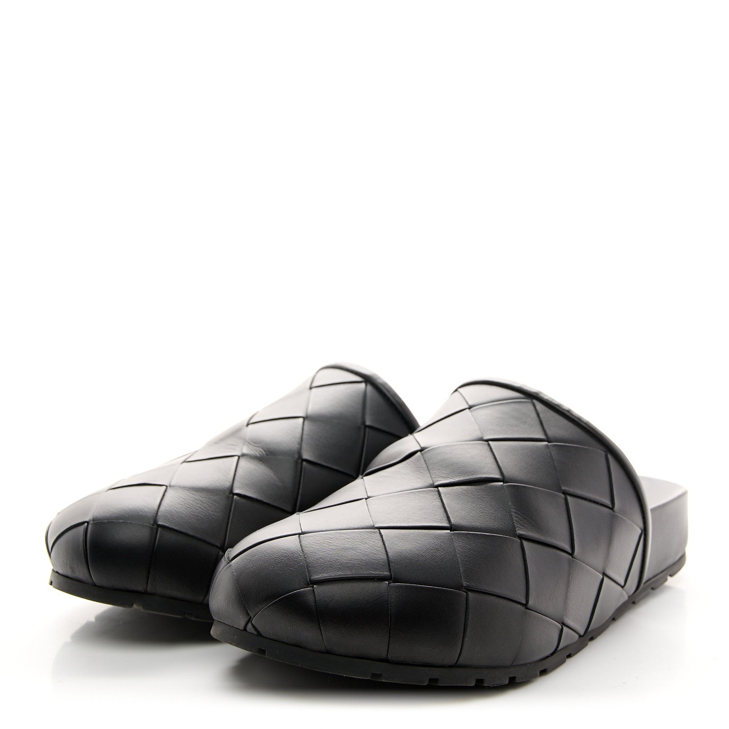 Bottega Veneta Nappa Intrecciato Reggie Mules 40 Black 3 of 8